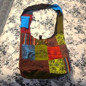 NWT Yak & Yeti multi-color boho crossbody bag
